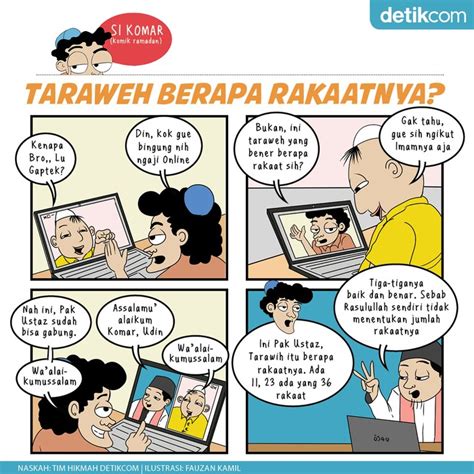 detikers, Komar Tanya Nih Sholat Tarawih Berapa Rakaat ya?