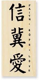 The anchor is a christian symbol for hope and steadfastness. Chinese Symbols For Faith Hope Charity Tattoos - - Yahoo ...