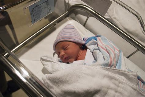Newborn Baby Boy In The Hospital Newborn Baby