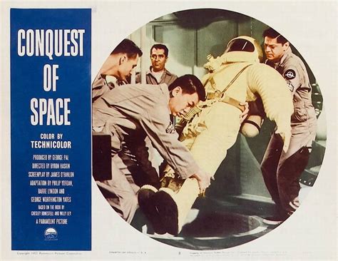 100 Years Of Cinema Lobby Cards Conquest Of Space 1955