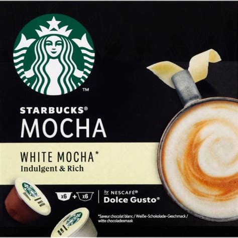 Starbucks 12 Capsules Dolce Gusto Mocha White Chocolate Monoprixfr