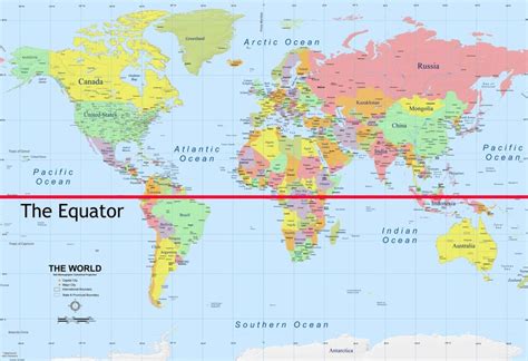 World Map With The Equator Show Me A Map Of Texas