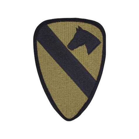 1st Cavalry Division Scorpion Patch With Fastener Military