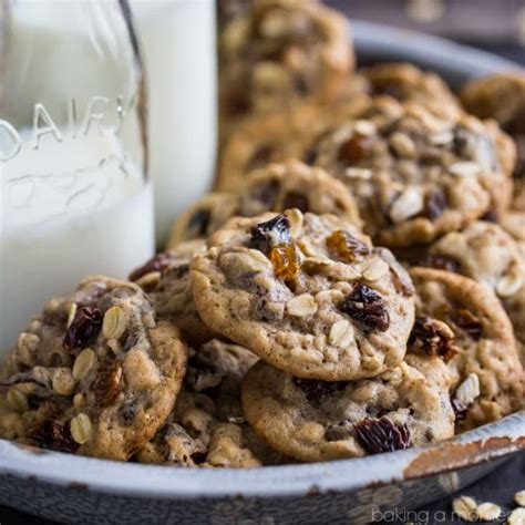 Soft And Chewy Oatmeal Raisin Cookie Recipe Baking A Moment