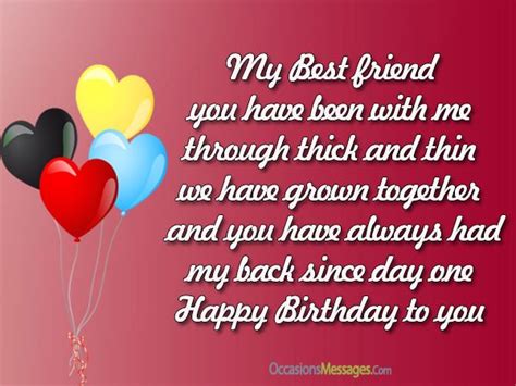 Birthday Wishes And Messages For Best Friend