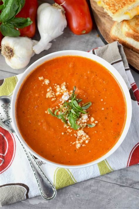 Roasted Tomato Garlic Soup Recipe Butter Your Biscuit