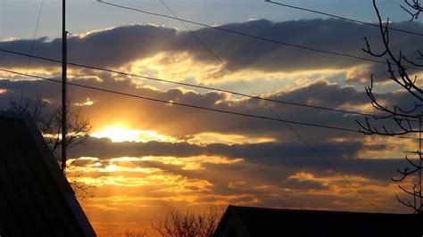 Very Beautiful Video Nature Sky Sunset Timelapse Hd 720p