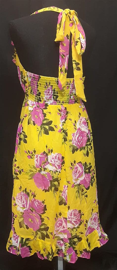 Betsey Johnson Dress Vintage Floral Silk Etsy