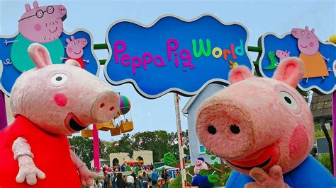 Peppa Pig World Paultons Park New Rides And Attractions Youtube