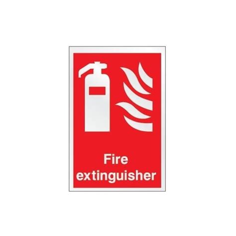 Prestige Fire Extinguisher Identification Sign Fire Extinguisher