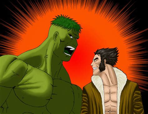 Hulk Vs Wolverine By The Masterstyle On Deviantart