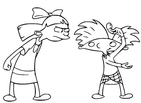 Hey Arnold Coloring Pages