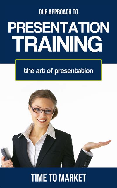 Approach To Presentation Training Time To Market Training Courses