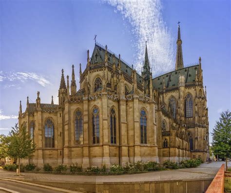 New Cathedral Of The Immaculate Conception Neuer Dom Linz Aus Royalty Free Stock Image