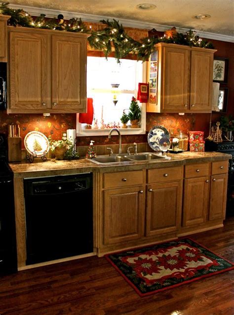 Install them underneath or even on top of your kitchen cabinets for an added touch of light. Far Above Rubies: Christmas Kitchen... | Christmas kitchen decor, Christmas kitchen, Christmas ...