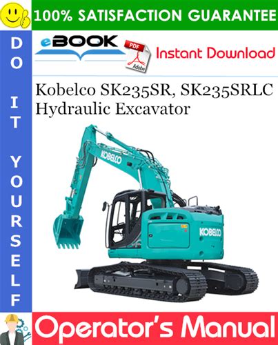 It will help the operator or anyone realize peak performance through effective, economical and safe machine operation and maintenance. Best ☆☆ Kobelco SK235SR, SK235SRLC Hydraulic Excavator ...
