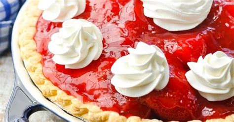 old fashioned strawberry pie punchfork
