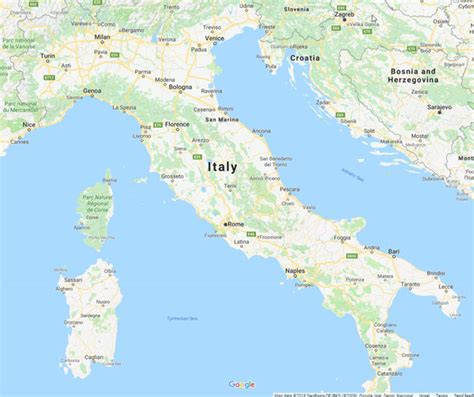 שחקני איטליה שרו לספינאצולה במטוס, אינסינייה: מפת איטליה - אופקים נסיעות ותיירות