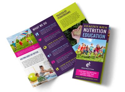 Nutrition Education Brochures Mycreativeshop