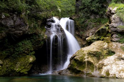 Sum Waterfall Vintgar Gorge Slovenia Travelsloveniaorg All You