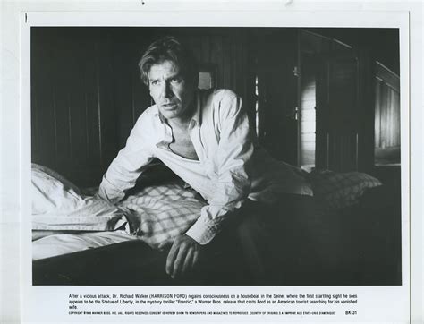 USA Harrison Ford In Frantic By Roman Polanski Promotional Film Photo