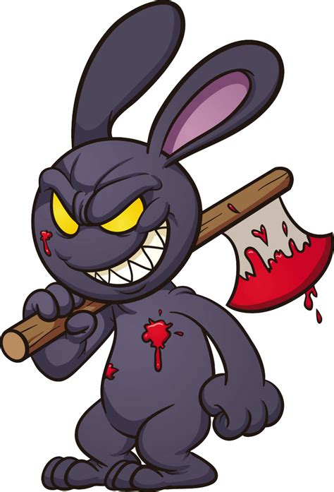 Evil Rabbit Png Cartoon Clipart Large Size Png Image Pikpng Images