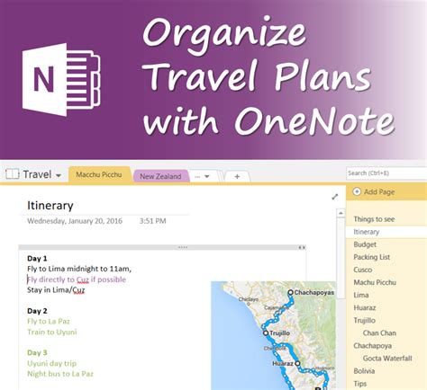 How I Use Onenote To Organize My Travels Trip Planning Trip Advisor
