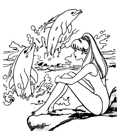 This barbie i can be career set toy is a special bath and pool toy. Dolphins Group Coloring Pages