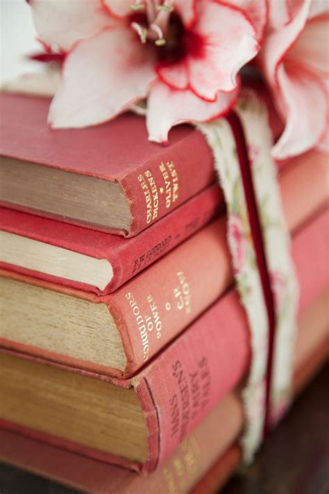 How To Style Vintage Books — 91 Magazine Pink Books Book
