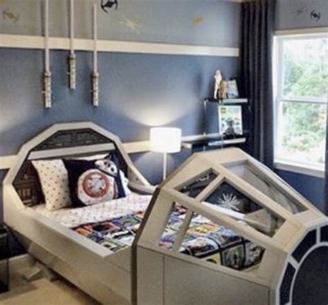 The Millennium Falcon Is The Ultimate Bed For A Jedi In Training How