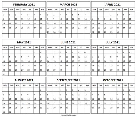 2021 Calendar Templates Editable By Word January 2021 Calendar