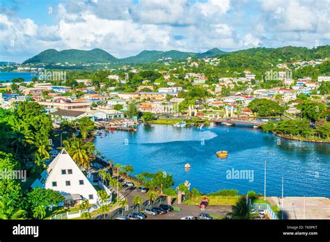 Castries St Lucia Caribbean Stockfotografie Alamy