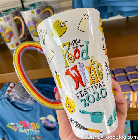It looks like an upside down chef's hat and t features the same artwork of minnie putting the final garnish on her plate. 2020 Epcot Food and Wine Festival | the disney food blog