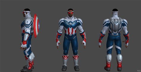 Captain America Sam Wilson Coc By Ssingh511 On Deviantart