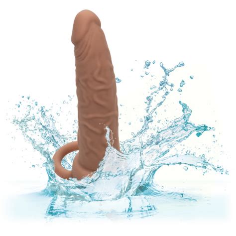 Performance Maxx Liquid Silicone Rechargeable Dual Penetrator Brown