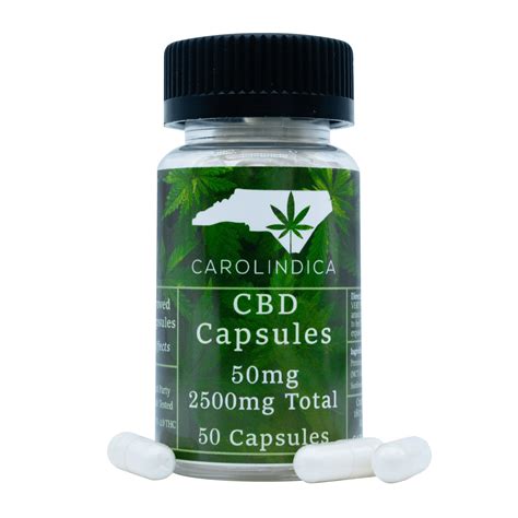 Cbd Capsules 50mg Carolindica