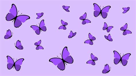 Purple Butterfly Background In Illustrator Svg  Eps Png