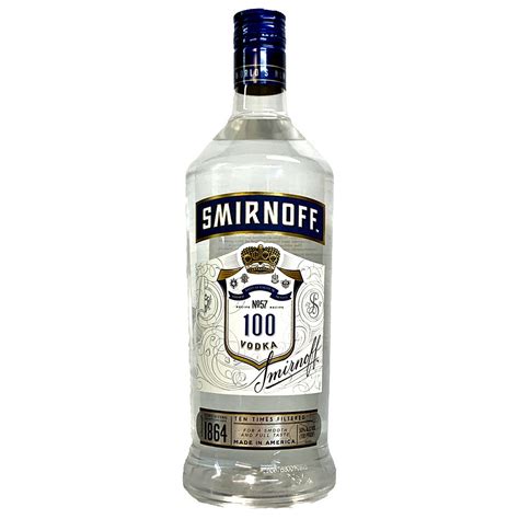 Smirnoff 100 Proof Vodka 175l Holiday Wine Cellar