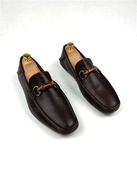 Gucci Gucci Horsebit Bamboo Leather Driving Loafers Grailed