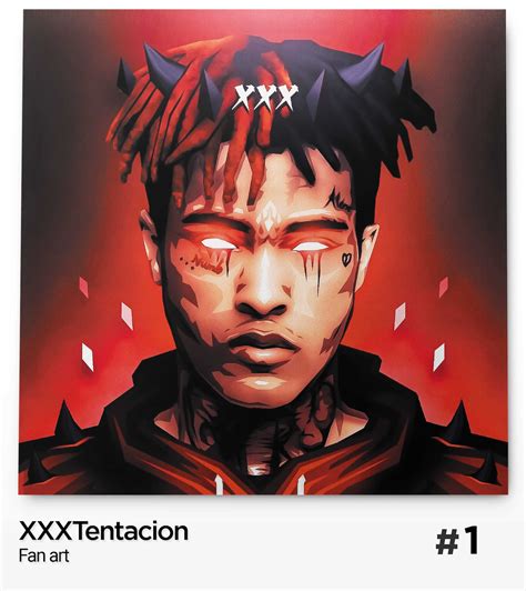 Choose Your Album Cover Of Xxxtentacion Printed On Premium Etsy