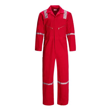 100 Cotton Flame Retardant Reflective Coverall China Fire Resistant