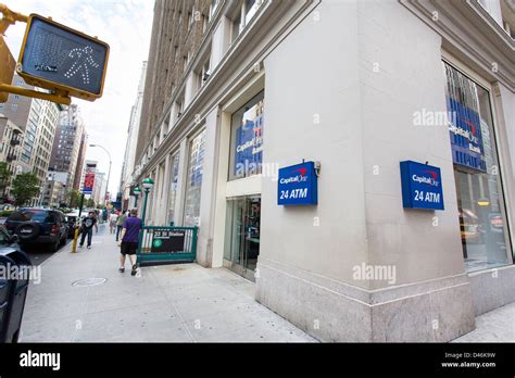 Capital One Bank Store Front In New York City Ny Stock Photo Alamy