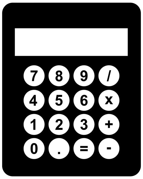 Calculator Png Transparent Image Download Size 1318x1651px