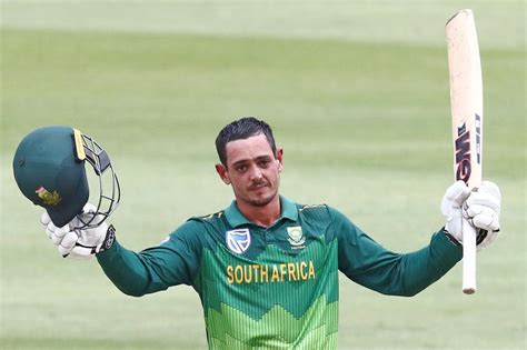 He, neil mckenzie and former south african skipper graeme smith studied from the same school. Quinton de Kock advances to fourth in ODI rankings