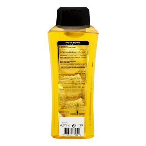 The enzo hair serum is an expert way to add the right amount of style to your hair. Order Schwarzkopf Gliss Hair Repair Oil Nutritive Keratin ...