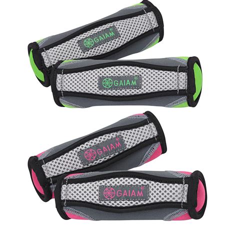 Gaiam Hand Weights For Women And Men Soft Dumbbell Walking