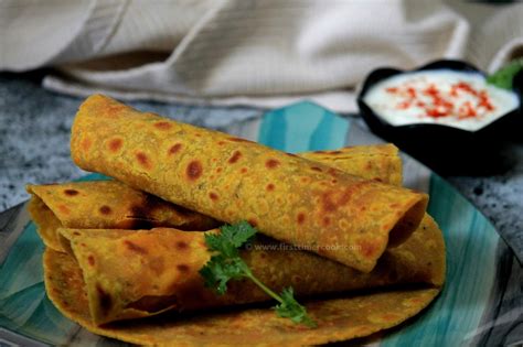 Besan Masala Roti Spicy Chickpea Flour Indian Flatbread First Timer