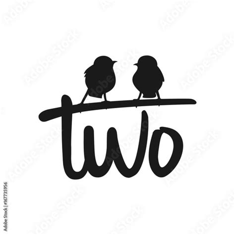 Two Birds Logo Vector Stock Image And Royalty Free Vector Files On