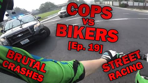 Biker Roulette Cops Vs Bikers X Street Racing X Crashes Youtube
