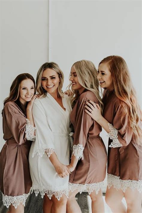 A Robe Always Comes In Handy When You And Your Bridesmaids Are Getting